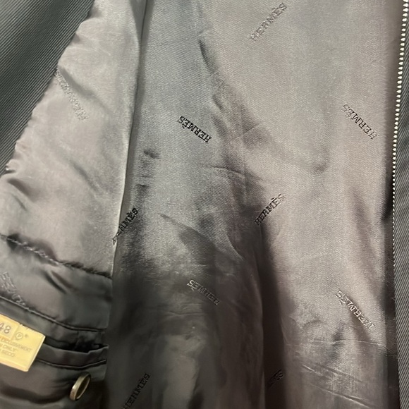 Men's Hermes Black Jacket Like New condition size 48 - Picture 8 of 8